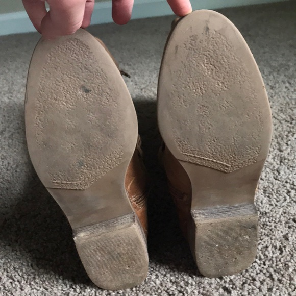 Camel Genuine Leather Riding Boots - Picture 3 of 4